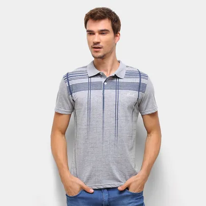 Camisa Polo Ultimato Estampada Manga Curta Masculina