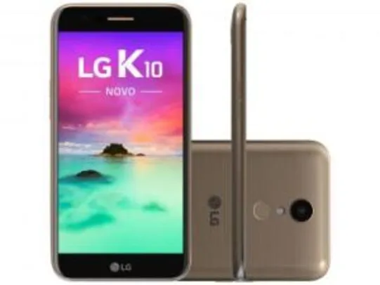 Smartphone LG K10 Novo 32GB Dual Chip 4G - Câm. 13MP + Selfie 5MP Tela 5.3” Proc. Octa Core - R$580