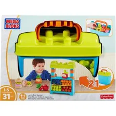 First Builders Lancheira e Mercado 2 em 1 - Mega Bloks | R$45