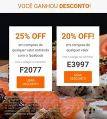 Peixe Urbano - 20 ou 25%