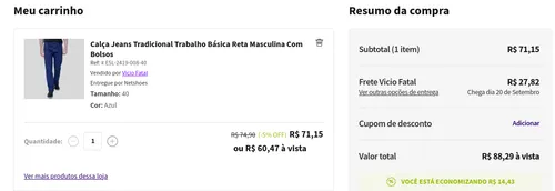 Imagen na descrição da promoção