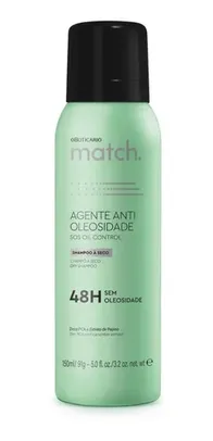 Shampoo À Seco Match Agente Anti Oleosidade 150ml