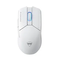 Mouse Gamer Machenike M7 Pro, Com fio, 12800 DPI, 6 botões, Branco - MAC-M7PW-WW