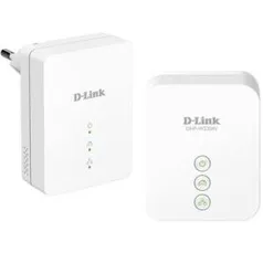 Kit Mini Extensor e Mini Repetidor D-Link Powerline Wireless 150mpbs - DHP-W221AV