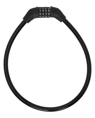 Cadeado com Chave para Bicicleta 66 cm Preto Accessori