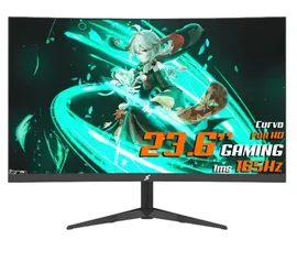 Monitor Gamer SuperFrame Precision Ultra, 23,6 Pol CURVO, Full HD, Fast VA, 1ms, 165Hz, FreeSync/G-Sync, HDMI/DP, SFP2412FHD V2