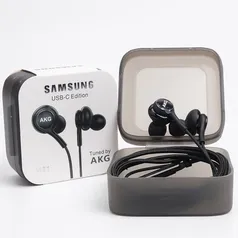 [Internacional / Ame R$68] Fones de ouvido originais da Samsung Tipo C com fio akg em fones de ouvido com microfone