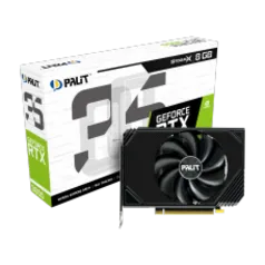 Placa de Vídeo Palit GeForce RTX 3050 StormX, LHR, 8GB, GDDR6, DLSS, Ray Tracing, NE63050019P1-190AF