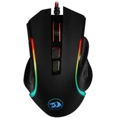 Mouse Gamer Redragon 7200DPI, RGB, Griffin - M607 | R$ 93