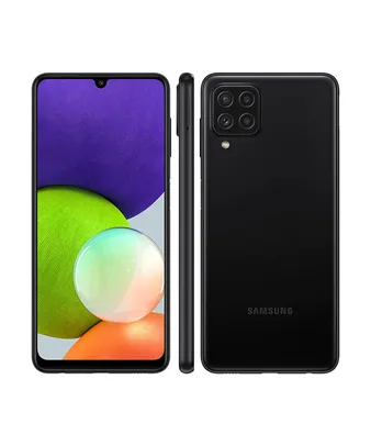 Smartphone Samsung Galaxy A22 128GB 4G Dual Chip 4GB RAM Câmera Quádrupla Preto