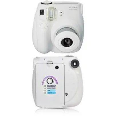 Câmera Instantânea Fuji Instax Mini 7S com Lentes Fujinon Tamanho das Imagens 6x9 cm Branca - R$ 224,99