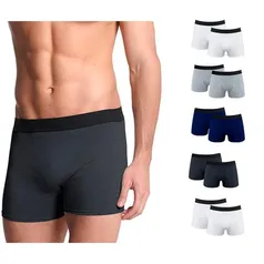 Kit com 10 Cuecas Boxer Basic Lisa Sortidas - Polo Match | R$ 74