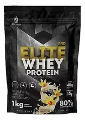 Elite Pro Whey Protein Concentr 80% 1kg - Soldiers Nutrition Sabor Baunilha