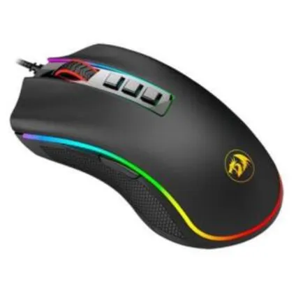 Mouse Gamer Redragon 10000DPI Chroma Cobra M711 - R$110
