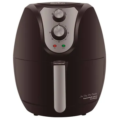 Fritadeira Sem Óleo Britânia Air Fryer Pro Saúde 4,4L - Preta