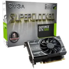 Placa de Vídeo NVIDIA EVGA GEFORCE GTX 1050 2GB SC ACX GDDR5