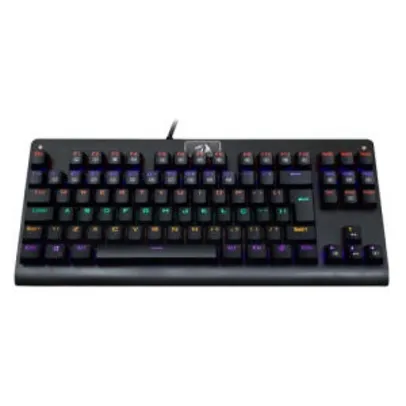 Teclado Mecânico Redragon Dark Avenger Rainbow - Switch Marrom (Redragon MK2 DIY) - R$170