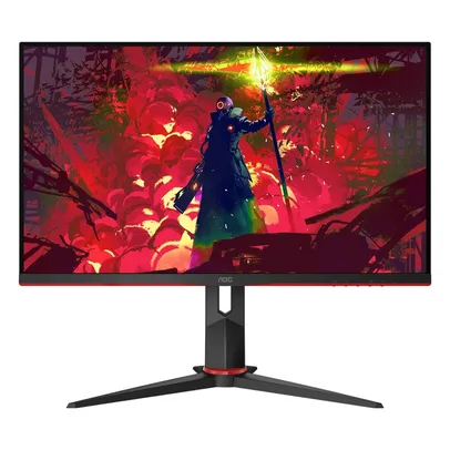 Monitor 27&quot; Gamer AOC 27G2 Full HD NVIDIA G-Sync 144Hz 1ms Preto e Vermelho