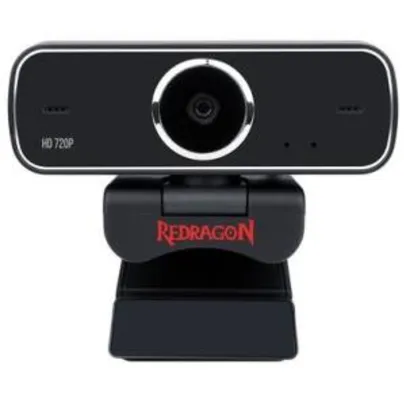 Webcam Redragon Streaming Fobos, HD 720p - GW600 | R$ 211