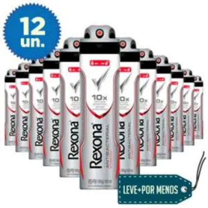 [Clube do Ricardo] - 12 desodorantes Rexona - R$ 99,96