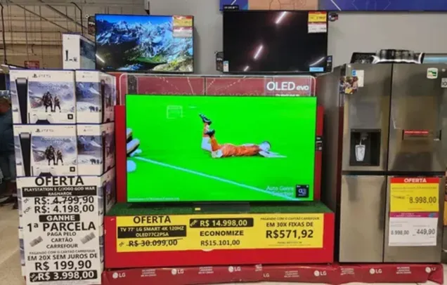 TV Oled LG C2 77” - LOJA FÍSICA 