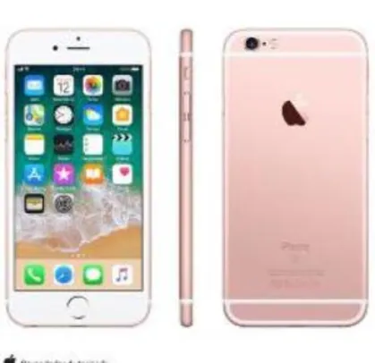 Saindo por R$ 1914,54: iPhone 6s Rosa Dourado, com Tela de 4,7”,32 GB | Pelando