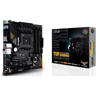 Placa Mãe Asus TUF Gaming B550M-Plus, Chipset B550, AMD AM4, mATX, DDR4 | R$899