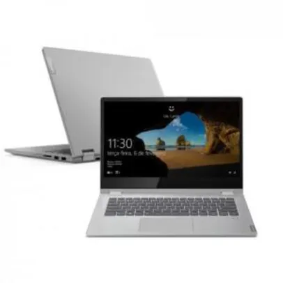 Notebook Lenovo 2 em 1 Ideapad C340 8ª Intel Core I5 4GB 128GB SSD FHD 14" | R$2.609