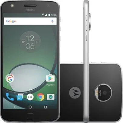 [Shoptime] Smartphone Moto Z Play Dual Chip Android 6.0 Tela 5.5" 32GB Câmera 16MP - Preto - R$1759