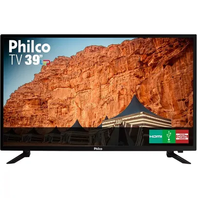 TV HD LED 39'' - Philco PTV39N87D, Receptor Digital 