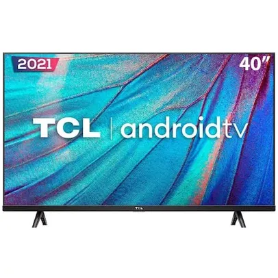 Smart TV LED 40" Full HD TCL 40S615 com Design Sem Bordas, Bluetooth, Google Assistant e Android TV