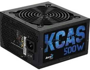 [PRIME] Fonte, Aerocool, 80 Plus Bronze, KCAS-500W, EN53367, 500W | R$ 325