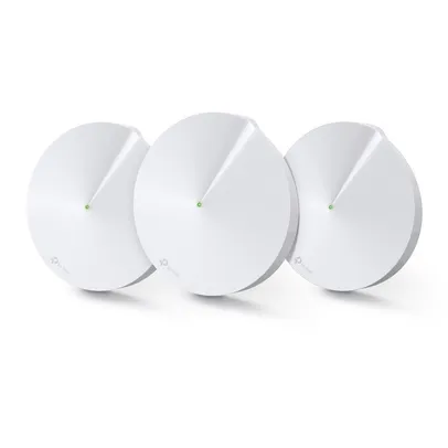 Roteador Wireless TP-Link Deco M5, 3 unidades , Gigabit Ethernet, AC1300, 10/100/1000mpbs, Dual Band 2,4/5ghz, 4 Antenas internas, Branco