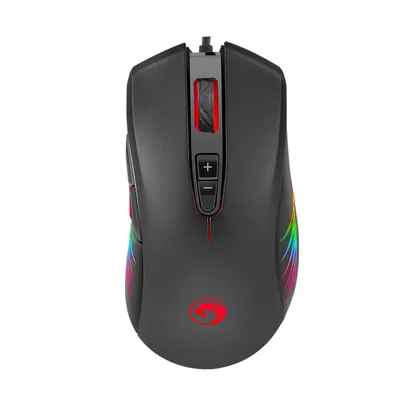 Mouse Gamer Marvo M519, 12000 DPI, 8 Botões, RGB, Black