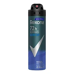 [2unid] Desodorante Antitranspirante Aerosol Rexona Active Dry 72 horas 150ml