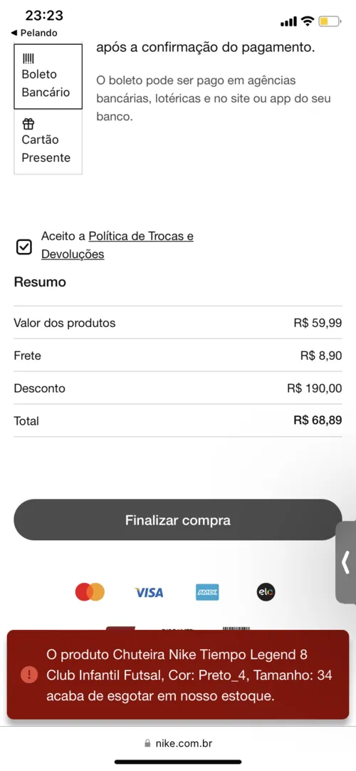 Imagen na descrição da promoção