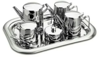 BUG - Jogo Aco Inox Para Cafe 7Pc Continental 