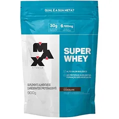 Super Whey (900G) - Sabor Chocolate, Max Titanium