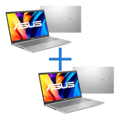 Notebook ASUS Vivobook 15 X1500EA-EJ3669 Transparent Silver + Notebook ASUS Vivobook 15 X1500EA-EJ3665 Transparent Silver