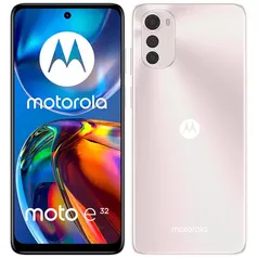 Smartphone Motorola E32 64GB 4GB RAM 4G Câmera Tripla + Selfie 8MP Tela 6.5&apos;&apos; Rose