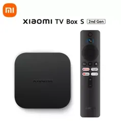 [Taxa Inclusa] Xiaomi Mi TV Box S (2ª geração) 4K Versão global com Google TV (Android) - 2GB/8GB, Google Assistente, Dolby Atmos, HDR10 +, BT5.2