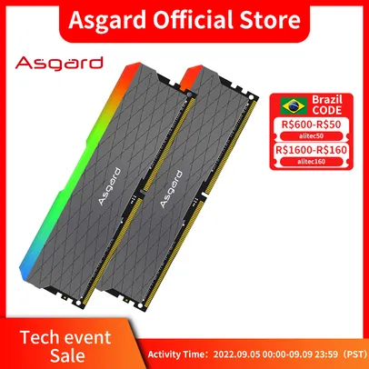 MEMORIA RAM ASGARD LOKI 8X2 3200MHz RGB