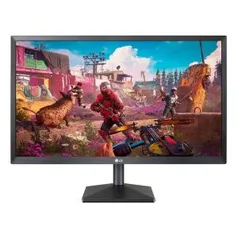 MONITOR LG 23.8" IPS 5MS 75HZ VGA/HDMI PRETO, 24MK430H-B