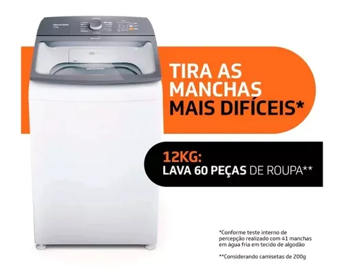 (Cliente Ouro + Magalupay) Máquina de Lavar Brastemp 12kg Advanced (110v ou 220v)