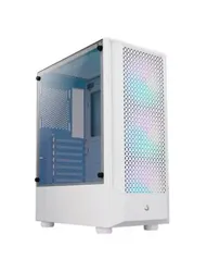 Gabinete Gamer Rise Mode Wave White, Mid Tower, ARGB, ATX, 3 Cooler Fan ARGB, Branco - RM-WA-BW-ARGB