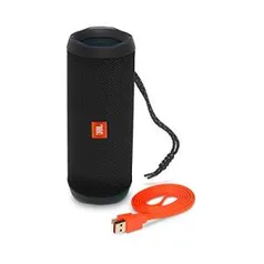 JBL Flip 4 Caixa de Som Portátil Bluetooth à Prova d'água Preta por R$ 419
