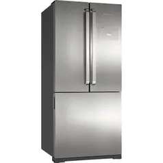 Refrigerador Brastemp Side Inverse BRO80 540 Litros Ice Maker Evox 110v | R$ 3.419