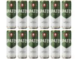 [Leve 4 pague 3] Cerveja Spaten Puro Malte Munich Helles Lager 12 unidades 