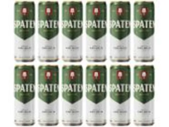 [Leve 4 pague 3] Cerveja Spaten Puro Malte Munich Helles Lager 12 unidades 