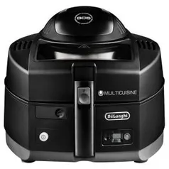 Fritadeira Sem Óleo Elétrica Air Fryer Multicuisine DeLonghi, 1400W, Preta (110V)